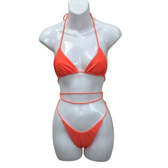 Mars the Label Teeny Bikini In Orange size 4 - Picture 8 of 11